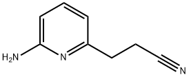 2-Pyridinepropanenitrile,6-amino-(9CI) Struktur