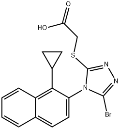 Lesinurad Impurity 10 Struktur