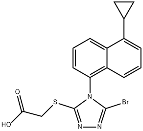 Lesinurad Impurity 4 Struktur