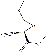 threo-Pentonic acid, 2,3-anhydro-2-C-cyano-4,5-dideoxy-, methyl ester (9CI) Struktur