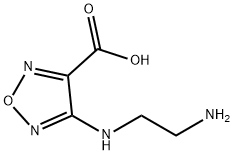 1,2,5-Oxadiazole-3-carboxylicacid,4-[(2-aminoethyl)amino]-(9CI) Struktur