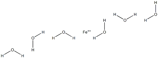 hexaaquairon(II) Struktur