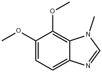 1H-Benzimidazole,6,7-dimethoxy-1-methyl-(9CI) Struktur