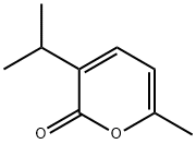 2H-Pyran-2-one,6-methyl-3-(1-methylethyl)-(9CI) Struktur