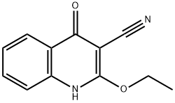 3-Quinolinecarbonitrile,2-ethoxy-1,4-dihydro-4-oxo-(9CI) Struktur