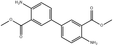 33DICARBOMETHOXYBENZIDINE Struktur