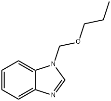 1H-Benzimidazole,1-(propoxymethyl)-(9CI) Struktur