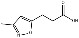 5-Isoxazolepropanoicacid,3-methyl-(9CI) Struktur