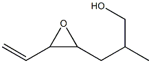 Oxiranepropanol,  3-ethenyl--bta--methyl-  (9CI) Struktur