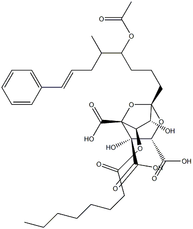 Zaragozic acid D Struktur