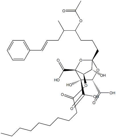 Zaragozic acid D2 Struktur