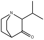 1-Azabicyclo[2.2.2]octan-3-one,2-(1-methylethyl)-(9CI) Struktur