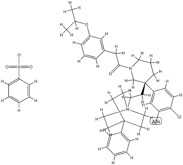 Nolpitantiumbesilate Struktur