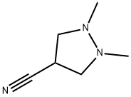 4-Pyrazolidinecarbonitrile,1,2-dimethyl-(9CI) Struktur