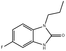 2H-Benzimidazol-2-one,5-fluoro-1,3-dihydro-1-propyl-(9CI) Struktur