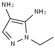 1H-Pyrazole-4,5-diamine,1-ethyl-(9CI) Struktur