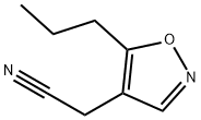 4-Isoxazoleacetonitrile,5-propyl-(9CI) Struktur