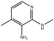 2,3-Pyridinediamine,N2,4-dimethyl-(9CI) Struktur