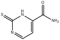 4-Pyrimidinecarboxamide,1,2-dihydro-2-thioxo-(9CI) Struktur