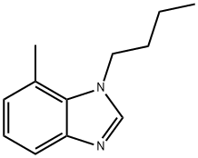 1H-Benzimidazole,1-butyl-7-methyl-(9CI) Struktur