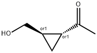 Ethanone, 1-[(1R,2R)-2-(hydroxymethyl)cyclopropyl]-, rel- (9CI) Struktur