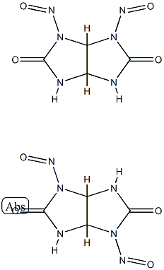 dinitrosoglycolurile Struktur