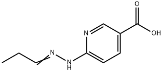 3-Pyridinecarboxylicacid,6-(propylidenehydrazino)-(9CI) Struktur