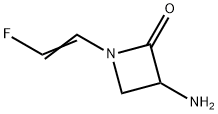 2-Azetidinone,3-amino-1-(2-fluoroethenyl)-(9CI) Struktur