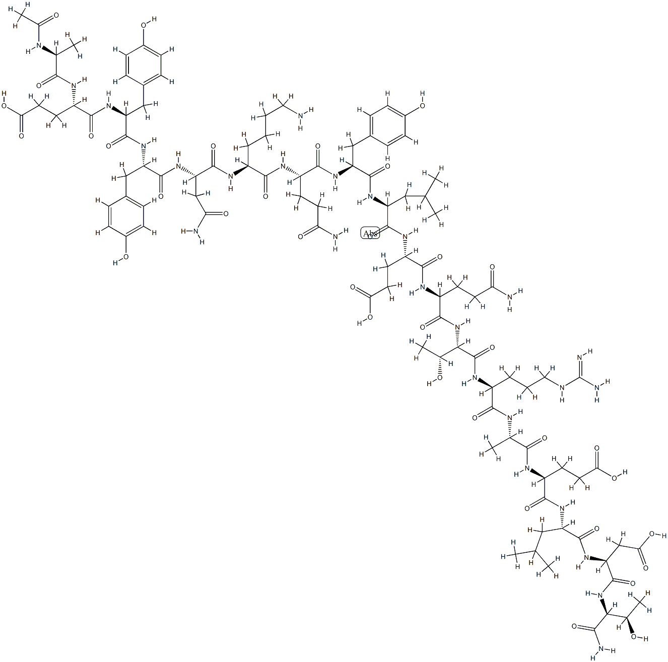 AC-ALA-GLU-TYR-TYR-ASN-LYS-GLN-TYR-LEU-GLU-GLN-THR-ARG-ALA-GLU-LEU-ASP-THR-NH2 Struktur