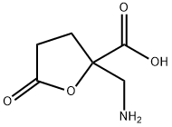 2-Furancarboxylicacid,2-(aminomethyl)tetrahydro-5-oxo-(9CI) Struktur