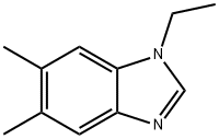 1H-Benzimidazole,1-ethyl-5,6-dimethyl-(9CI) Struktur