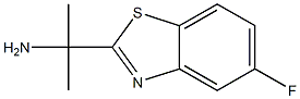 2-Benzothiazolemethanamine,5-fluoro-alpha,alpha-dimethyl-(9CI) Struktur