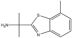 2-Benzothiazolemethanamine,alpha,alpha,7-trimethyl-(9CI) Struktur