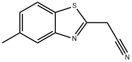 2-Benzothiazoleacetonitrile,5-methyl-(9CI) Struktur