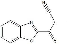 2-Benzothiazolepropanenitrile,alpha-methyl-beta-oxo-(9CI) Struktur