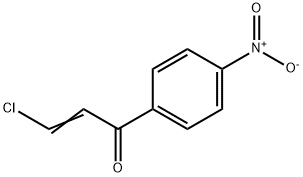 (E)-β-Chloro-4'-nitroacrylophenone Struktur