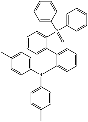 2'-(diphenylphosphinyl)-N,N-bis(4-methylphenyl)-1,1'-Biphenyl]-2-amine Struktur