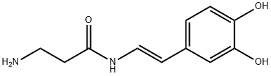 1,2-dehydro-N-beta-alanyldopamine Struktur