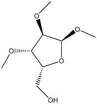 Methyl 2-O,3-O-dimethyl-α-D-xylofuranoside Struktur