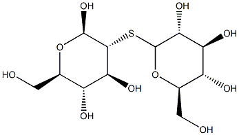 2-thiokojibiose Struktur