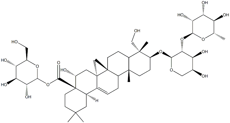 medicago-saponin P(2) Struktur