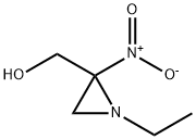 2-Aziridinemethanol,1-ethyl-2-nitro-(9CI) Struktur