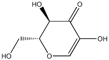 D-erythro-Hex-1-en-3-ulose, 1,5-anhydro- (9CI) Struktur