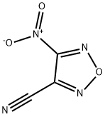 1,2,5-Oxadiazole-3-carbonitrile,4-nitro-(9CI) Struktur