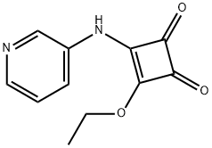 3-Cyclobutene-1,2-dione,3-ethoxy-4-(3-pyridinylamino)-(9CI) Struktur