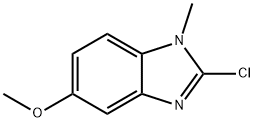 1H-Benzimidazole,2-chloro-5-methoxy-1-methyl-(9CI) Struktur