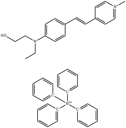 T-4-(4-(N-ETHYLHYDROXYETHYLAMINO)STYRYL) Struktur