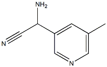 3-Pyridineacetonitrile,alpha-amino-5-methyl-(9CI) Struktur