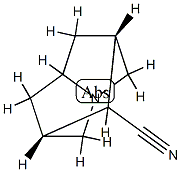 2,6-Methano-1H-pyrrolizine-8-carbonitrile,hexahydro-,stereoisomer(9CI) Struktur