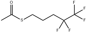 Ethanethioic acid, S-(4,4,5,5,5-pentafluoropentyl) ester Struktur